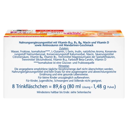 Abbildung der Produktverpackung Doppelherz aktiv B12 + D3 Duo Aktiv Seitenansicht links